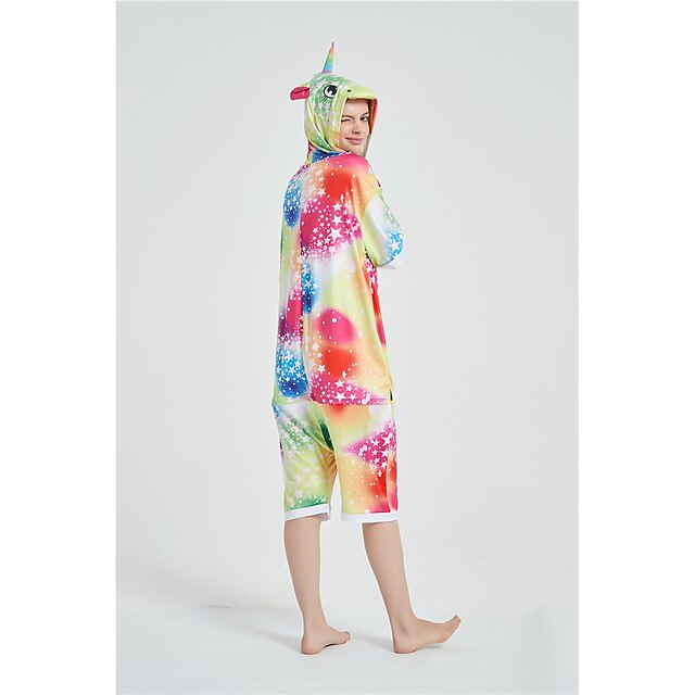 Toys & Hobbies Cosplay & Costumes | Adults Kigurumi Pajamas Unicorn Onesie Pajamas Pure Cotton Rainbow Cosplay For Men and Women