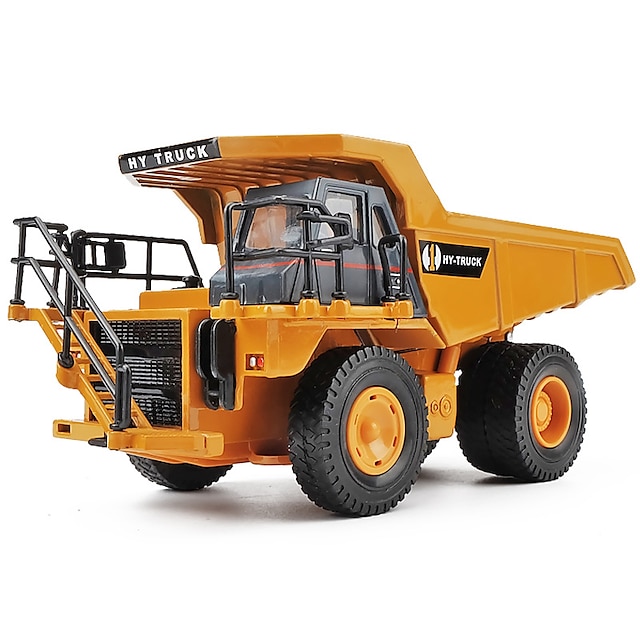  1:87 Metalic Alloy Construction Truck Set Loading Truck Mining Dump Truck Toy Car Simulation Truck Unisex Boys' Girls' Kid's Child's Car Toys Gift