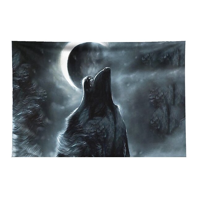 Home & Garden Home Decor | Wall Tapestry Art Decor Blanket Curtain Hanging Home Bedroom Living Room Decoration Polyester Wolf Un