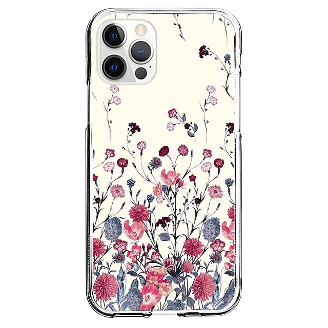  Trees / Leaves Scenery Phone Case For Apple iPhone 12 iPhone 11 iPhone 12 Pro Max Unique Design Protective Case and Screen Protector Shockproof Back Cover TPU