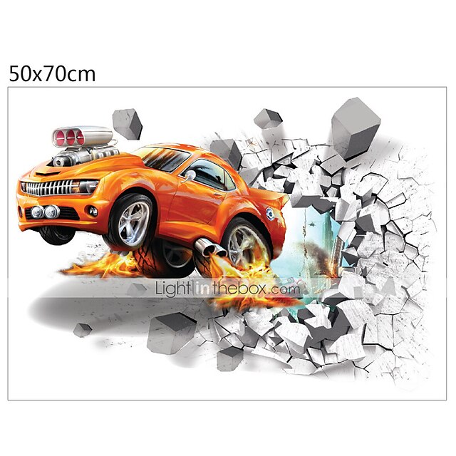 Home & Garden Home Decor | 3D Soccer Sports Boys Bedroom Art Vinyl Wall Sticker Personalized Car For Kids Rooms Nursery Decor 70