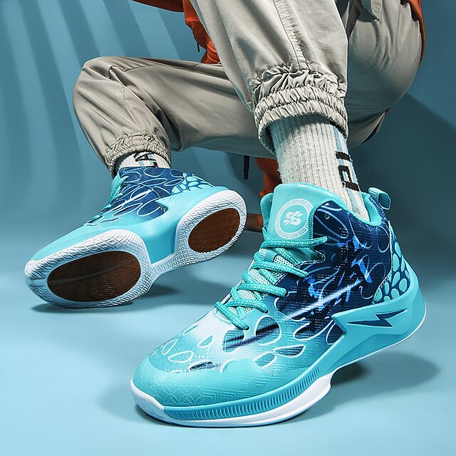 Men's Trainers Athletic Shoes Basketball Sporty Casual Athletic PU