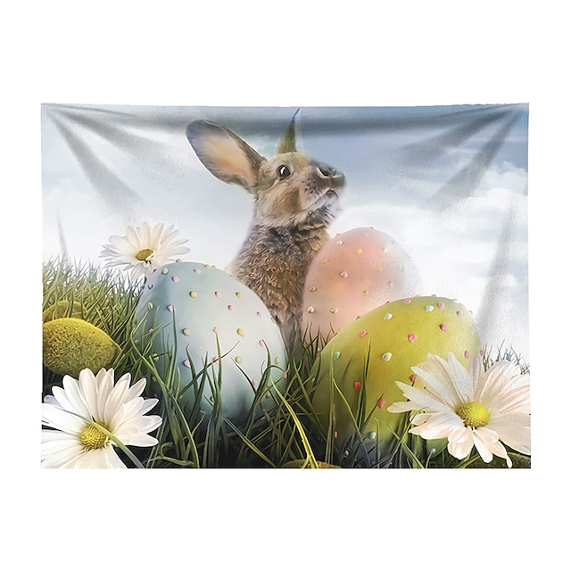 Home & Garden Home Decor | Happy Easter Happy Easter Wall Tapestry Art Decor Blanket Curtain Hanging Home Bedroom Living Room De