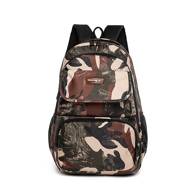  men large capacity camouflage waterproof student school bag 15.6 inch laptop bag travel outdoor backpack
