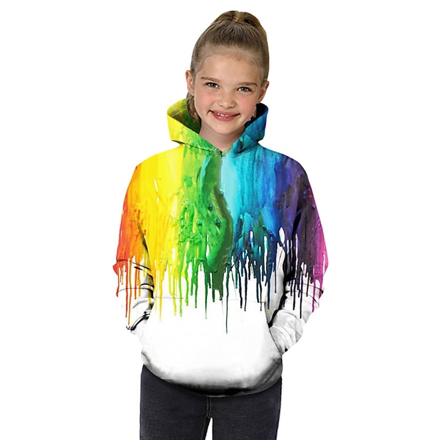 Basoteeuo 3D Galaxy Hoodies for Boys Girls Pullover Sweatshirts Sweater Kids Clothes 