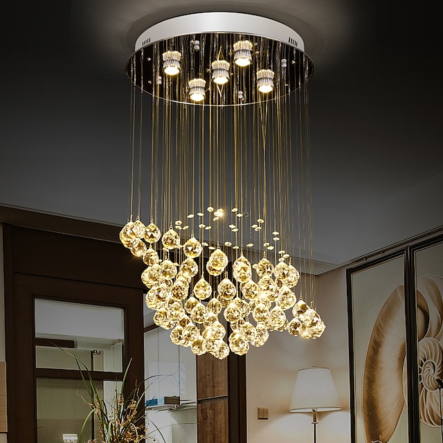  5-light 50 cm globo design design exclusivo lustre metal estilo artístico estilo moderno elegante cromo artístico moderno 110-240 v