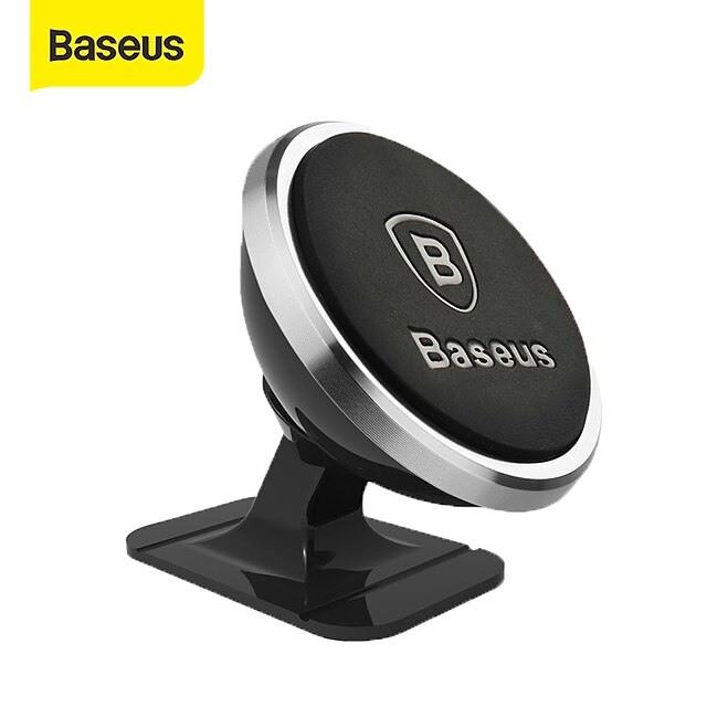  BASEUS Cell Phone Holder Stand Mount Magnetic Type Vehicle Center Console Dashboard Car Cup Holder Phone Holder for Car Compatible with Phone Accessory