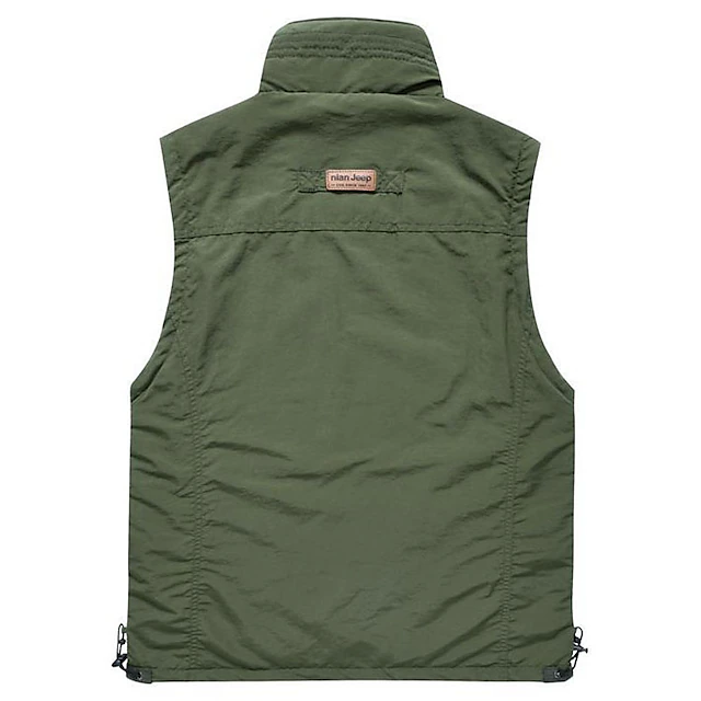 Men's Hiking Fleece Vest / Gilet Fishing Vest Winter Fleece Jacket Top ...
