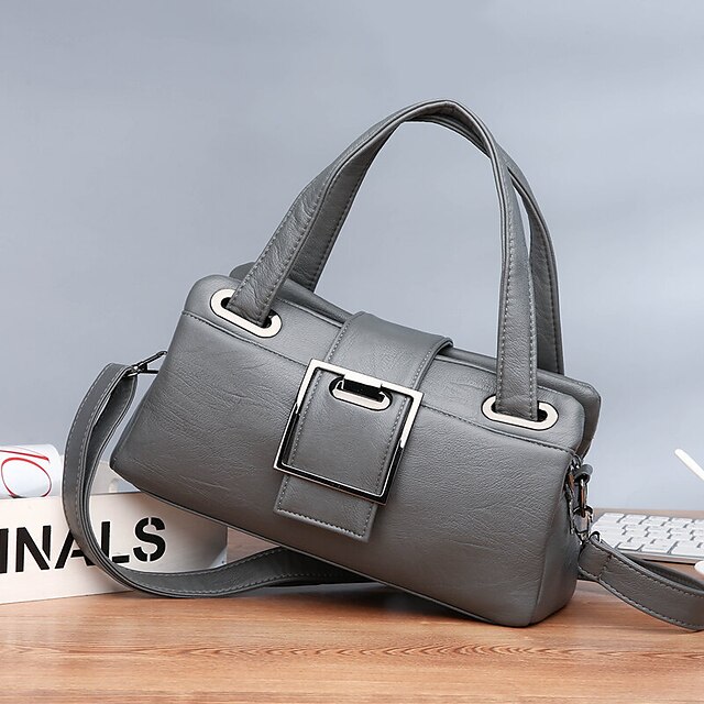  women pu leather multi-carry casual fashion pillow bag shoulder bag crossbody bag handbag