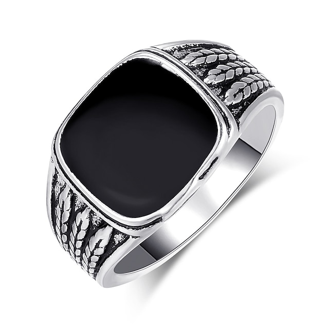  твердое серебро 925 пробы оникс камень турецкое роскошное мужское кольцо ручной работы (9)
