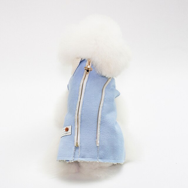  Dog Coat Puppy Clothes Animal Winter Dog Clothes Puppy Clothes Dog Outfits Breathable Blue Pink Costume for Girl and Boy Dog Polar Fleece XS S M L XL
