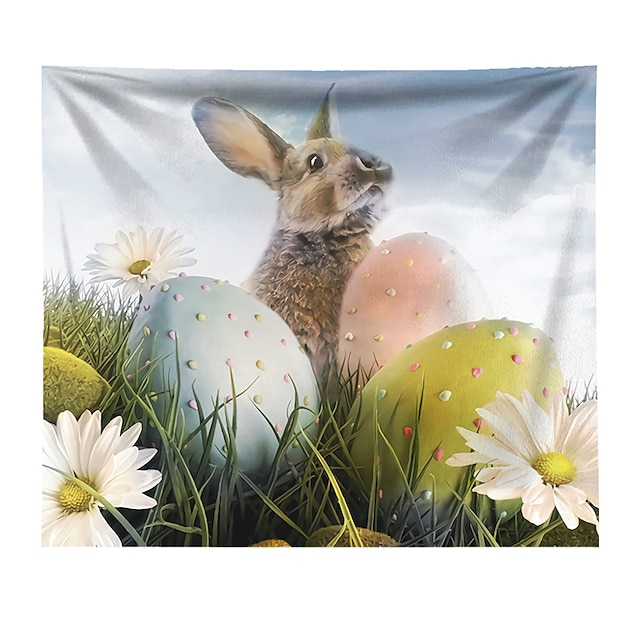 Home & Garden Home Decor | Happy Easter Happy Easter Wall Tapestry Art Decor Blanket Curtain Hanging Home Bedroom Living Room De