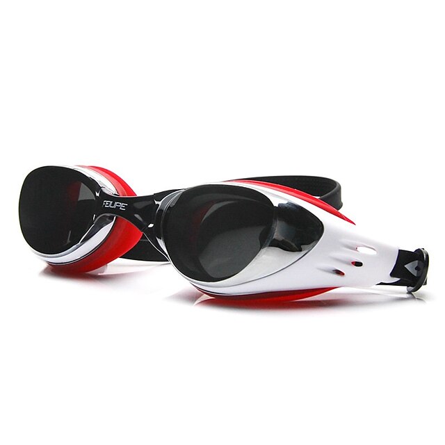  Gafas de natación Impermeable Anti vaho Tamaño Ajustable Anti-UV Lente polarizado por Adulto Gel de sílice PC Blanco Gris Negro Rosa Gris Negro