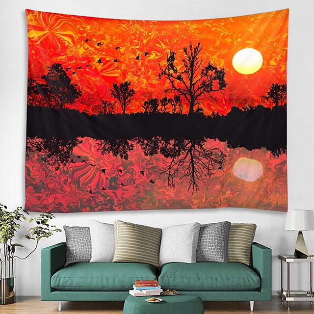 Home & Garden Home Decor | Wall Tapestry Art Decor Blanket Curtain Hanging Home Bedroom Living Room Decoration and Psychedelic a