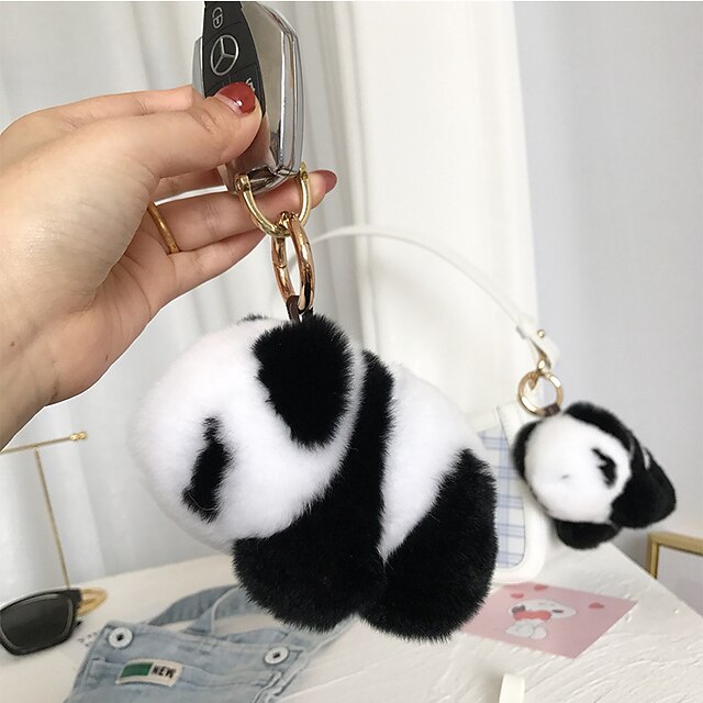  Schlüsselanhänger Panda Teddybär Kinder Erwachsene Spielzeuge Geschenk