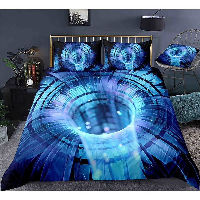 3D Vortex 3-Piece Duvet Cover Set Hotel Bedding Sets Comforter Cover ...