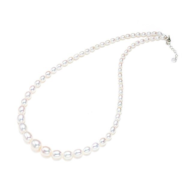  Women's Chain Necklace Pearl Necklace Rosary Chain Elegant Fashion Bridal Pearl White Necklace Jewelry For Wedding Party Daily