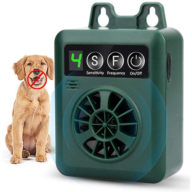  dispositivo ultrasónico de control de ladridos para perros control de ladridos digital recargable mejorado control de ladridos para perros al aire libre control de ladridos sónicos silenciador dejar