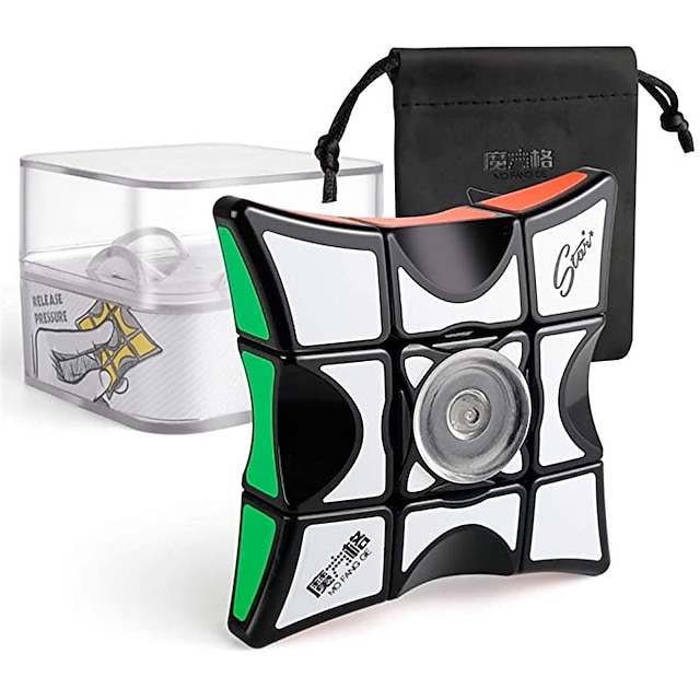  مجموعة مكعبات السرعة 1 قطعة المكعب السحري iq Cube 1 * 3 * 3 لعبة الاصبع المكعب السحري الدوار العلوي لغز مكعب المستوى الاحترافي هدية هدية لعبة السرعة