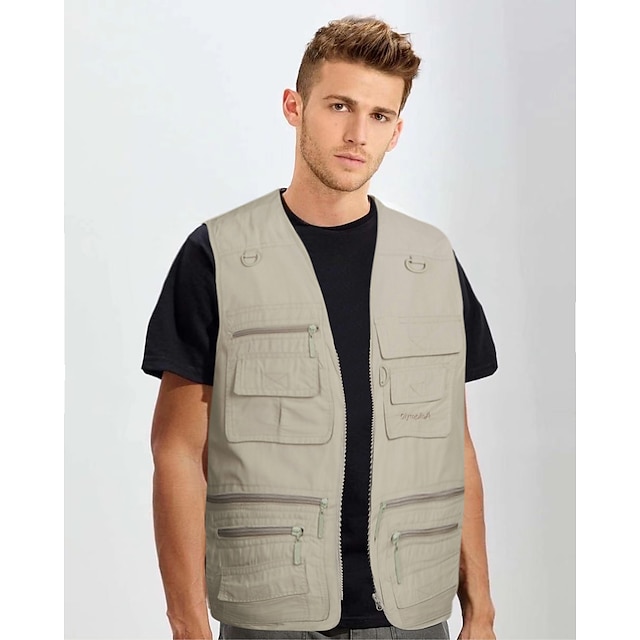 sleeveless lightweight jacket