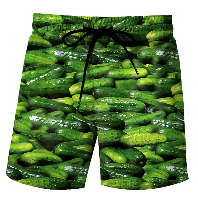 

Men's Swim Shorts Swim Trunks Board Shorts Bottoms Breathable Quick Dry Drawstring With Pockets - Swimming Surfing Beach Water Sports Printed Summer