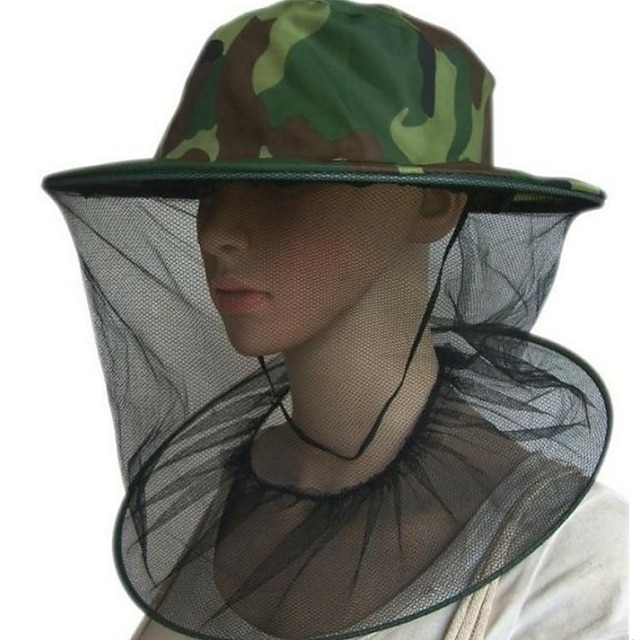  chapéu de apicultura inseto mosquito profissional inseto protetor externo resistência de abelha rede malha cabeça tampa facial