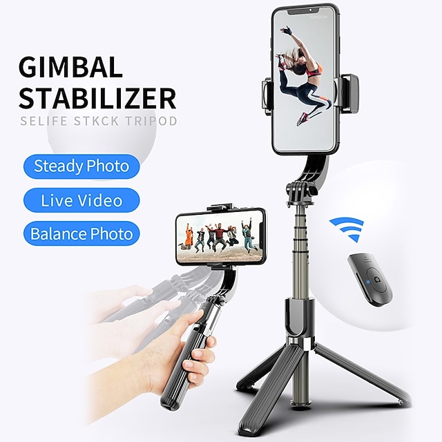  Selfie Stick Bluetooth Extendable Max Length 80 cm For Universal Android / iOS Universal