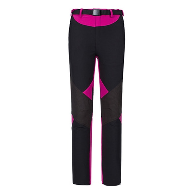  Per donna Pantaloni da escursione Inverno Esterno Fodera di vello Impermeabile Antivento Caldo Pantaloni da sci Rosso Blu Sci Escursionismo Campeggio S M L XL XXL