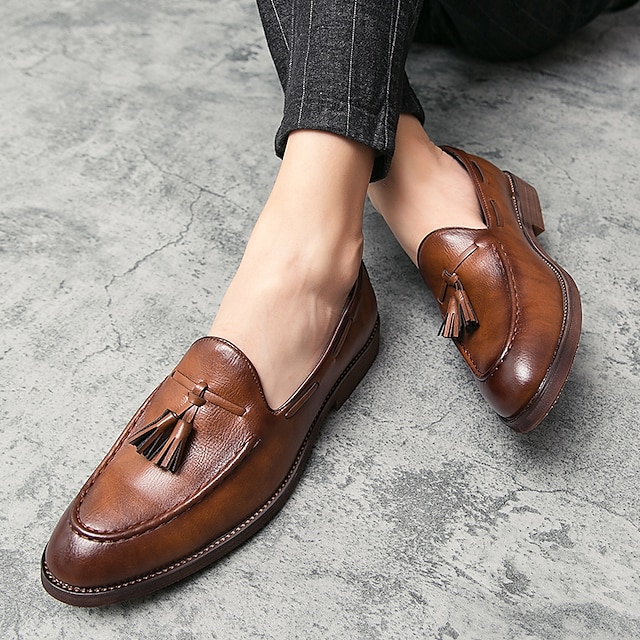 Men's Loafers & Slip-Ons Boat Shoes Dress Shoes Tassel Loafers Plus ...