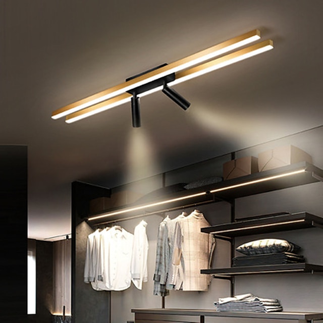 80 cm LED-dimbar taklampe med spotlight LED innfelt lampe metall kunstnerisk stil stilige malte overflater kunstneriske LED 110-240 V