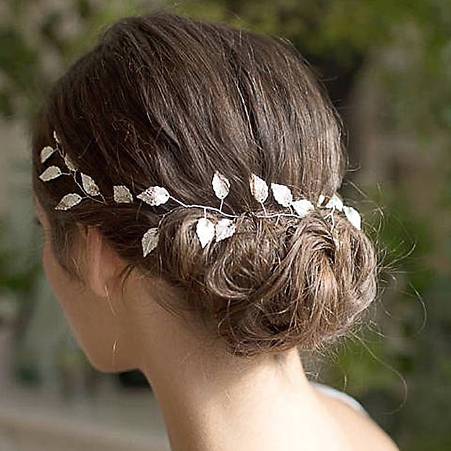 1PC Wedding Hair Accessories Simple Alloy Pearl Bride Insert Comb for Party
