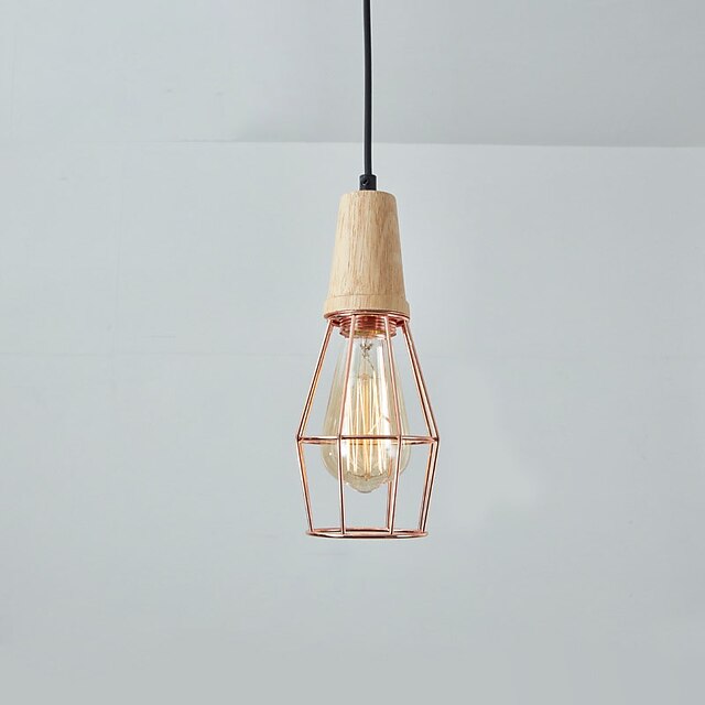 Lights & Lighting Pendant Lights | 10 cm Single Design Pendant Light Metal Electroplated Painted Finishes Vintage Nordic Style 1