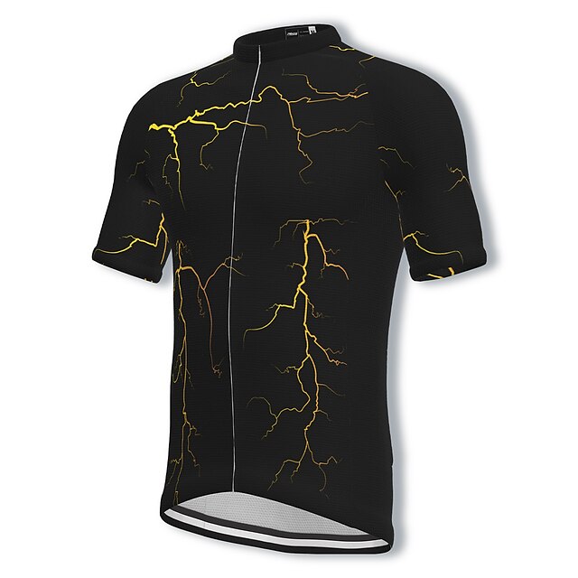 Sports & Outdoors Cycling | 21Grams Mens Short Sleeve Cycling Jersey Bike Jersey Top with 3 Rear Pockets Mountain Bike MTB Road 