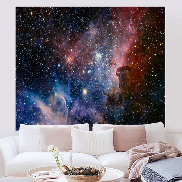 Home & Garden Home Decor | Carina Nebula Wall Tapestry Art Decor Blanket Curtain Hanging Home Bedroom Living Room Polyester - QF