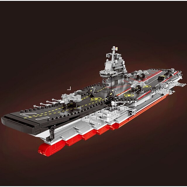  Building Blocks 1 pcs Warship compatible ABS+PC Legoing Simulation Aircraft Carrier All Toy Gift / Kids