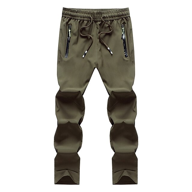  Herre Trekkingbukser Sommer Udendørs Hudvenlig Komfort Multi-Pocket Hurtigtørrende Bukser Sort militærgrøn Jagt Fiskeri Klatring M L XL XXL XXXL