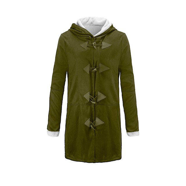 Womens Clothing Womens Outerwear | Womens Coat Outdoor Fall Winter Long Coat Loose Warm Casual St. Patricks Day Jacket Long Slee