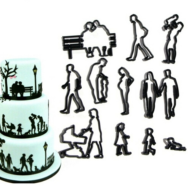 Balloon Shape Plastic Cake Stencil Spray Stencils Cake Mold Bakery DIY Mould SH Balloon Shape Plastic Cake Stencil Spray Stencils Cake Mold Bakery DIY Mould SH