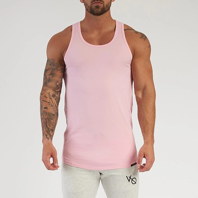 Sports & Outdoors Running, Jogging & Walking | Mens Sleeveless Workout Tank Top Running Tank Top Running Singlet Vest / Gilet At