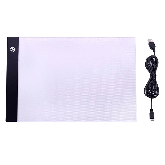LED Light Pad Artist Light Box Table Tracing Drawing Board Pad Diamond ...