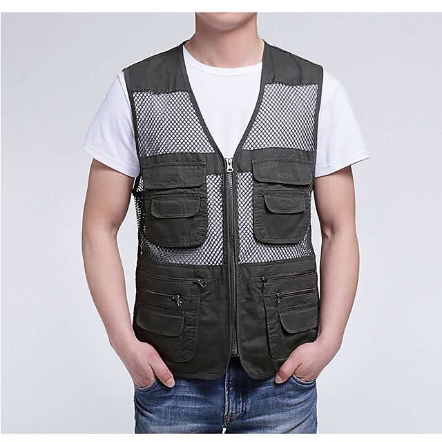 fishing sleeveless jacket
