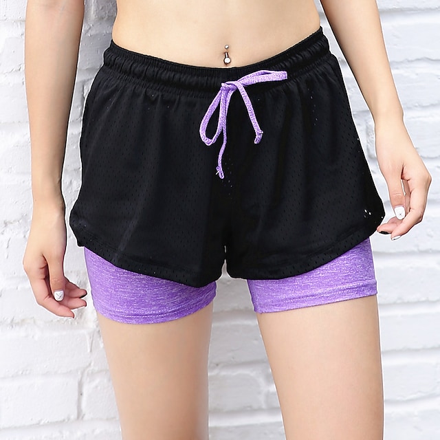 Womens Clothing Womens Bottoms | Womens Anti-Upskirt Short Tight Comfy Sporty Nightwear Quick Dry Absorbent Running Pants Summer