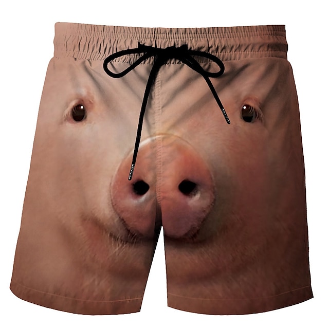 

Men's Swim Shorts Swim Trunks Board Shorts Bottoms Breathable Quick Dry Drawstring With Pockets - Swimming Surfing Beach Water Sports Printed Summer