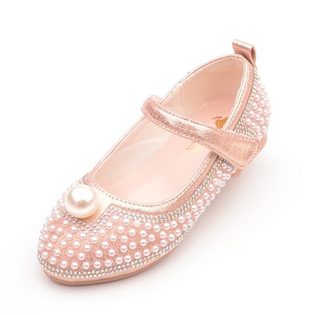 Shoes & Bags Kids Shoes | Girls Heels Flower Girl Shoes Princess Shoes School Shoes Rubber PU Little Kids(4-7ys) Big Kids(7years