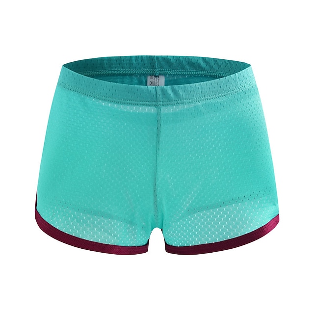  Men's Running Shorts Marathon One-third Shorts Mesh Stripe-Trim Bottoms Athletic Athleisure Breathable Quick Dry Soft Fitness Gym Workout Marathon Sportswear Activewear Stripes Green White Black
