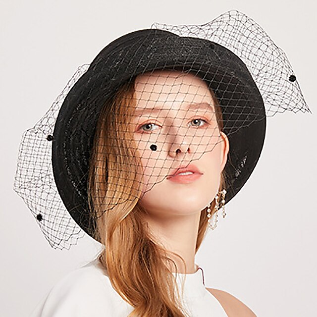 Hats Headwear Straw Hats Tulle Straw Bucket Hat Straw Hat Sun Hat ...