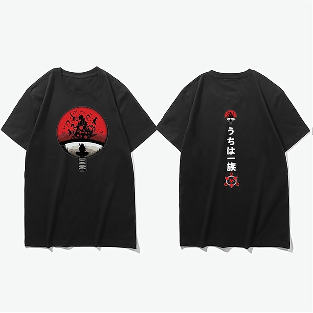 Inspired by Naruto Cosplay Costume T-shirt Uzumaki Naruto Graphic Prints 100% Cotton T-shirt Printing Harajuku Graphic For Men's / Women's