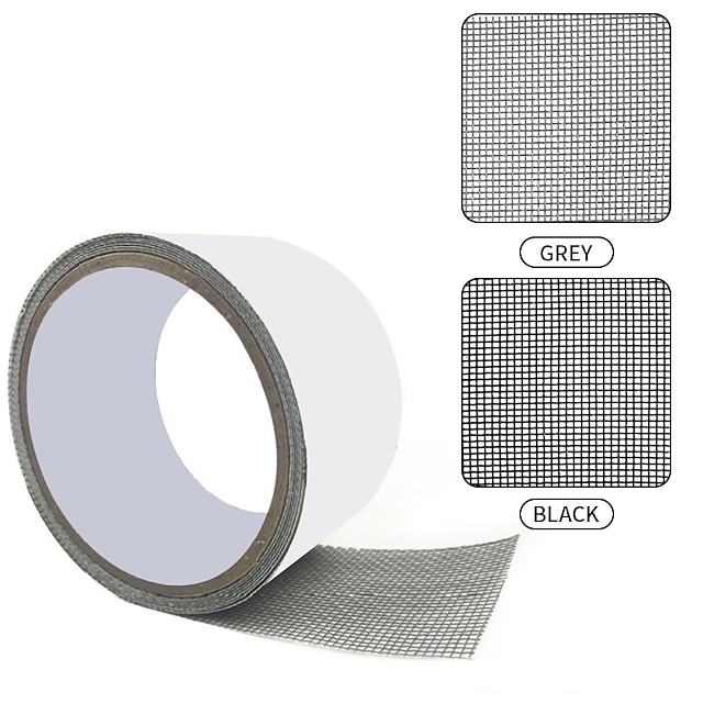 Anti-Insect Fly Door Window Anti Mosquito Screen Net Mesh Repair Tape Patch White