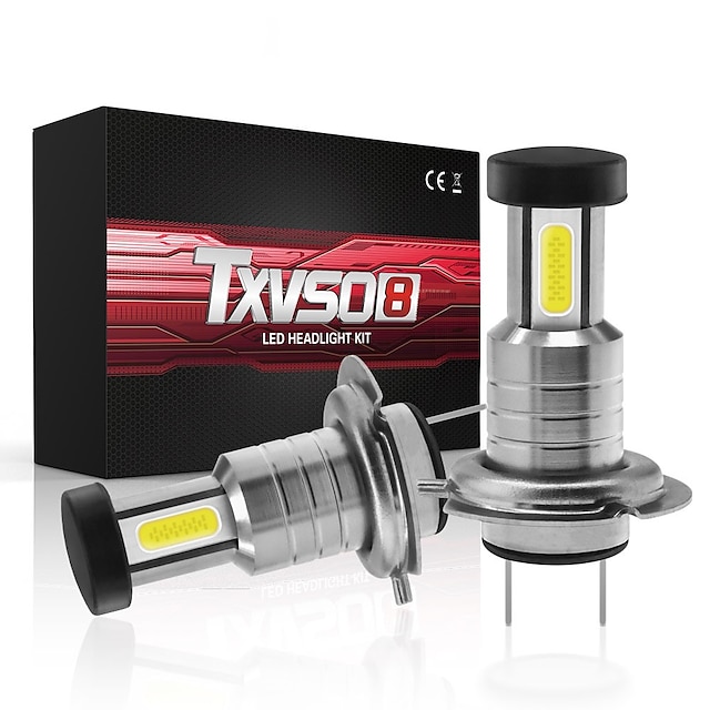 H4/9003/HB2 ALL IN ONE Q1 LED Headlights 50W 8000LM COB Bulbs Kit 6000K
