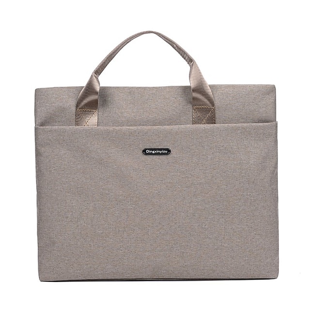  Unisex Bags Nylon Top Handle Bag Zipper Solid Color Daily Office & Career 2021 Handbags Black Blushing Pink Khaki Gray
